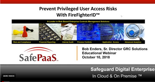 Prevent Privileged User Access Risks with Firefighter
